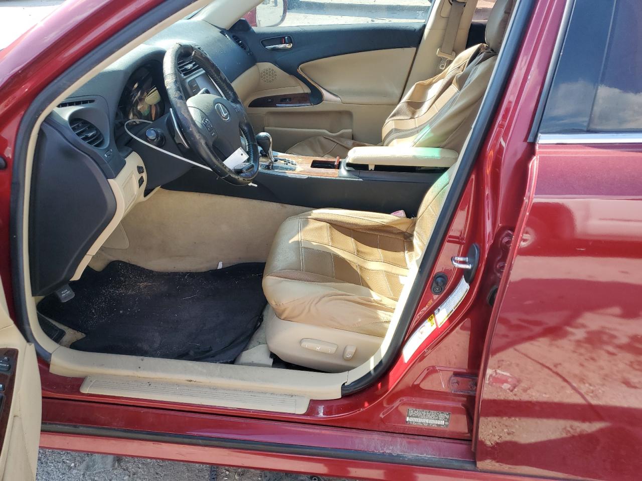 2007 Lexus Is 250 VIN: JTHBK262572029210 Lot: 63536365