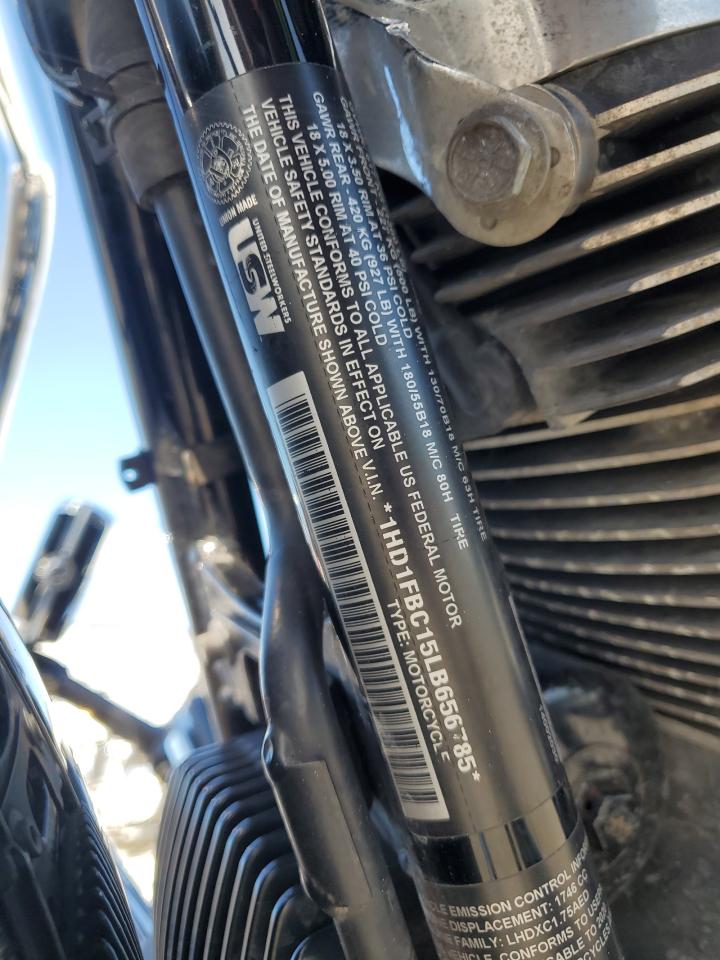 2020 Harley-Davidson Flhr VIN: 1HD1FBC15LB656785 Lot: 64906705