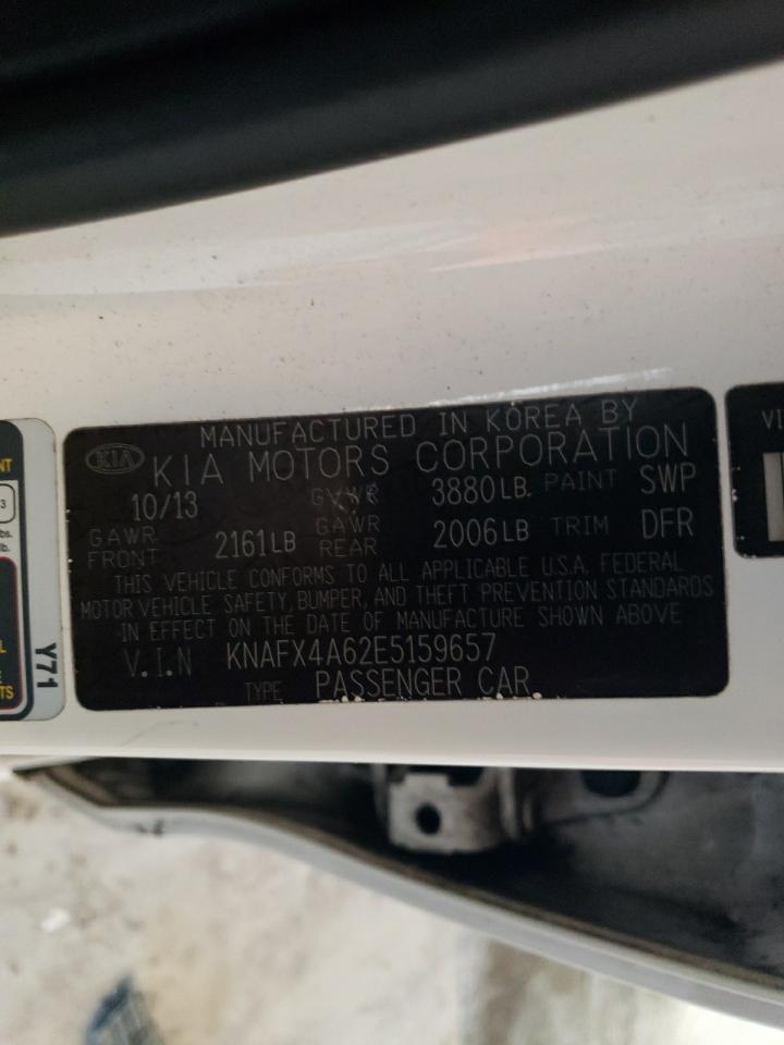 2014 Kia Forte Lx VIN: KNAFX4A62E5159657 Lot: 64269865
