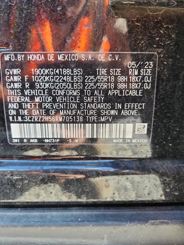 3czrz2h56rm705138 3CZRZ2H56RM705138 2024 Honda Hr-V Sport