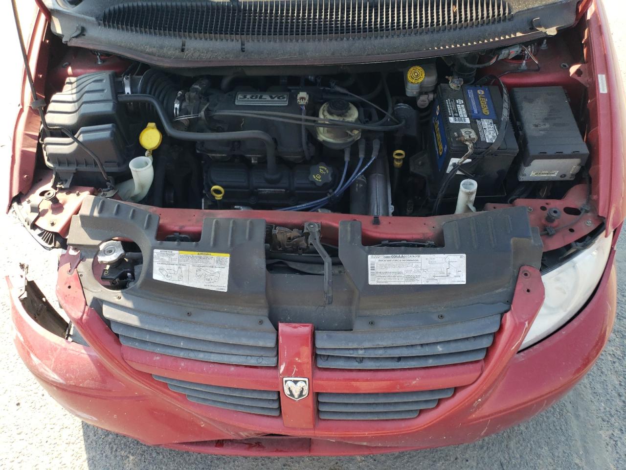2005 Dodge Grand Caravan Sxt VIN: 2D4GP44L85R122496 Lot: 64395195