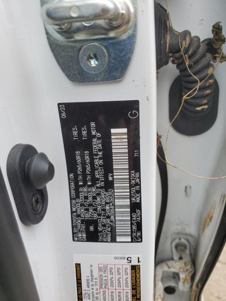 2023 Lexus Gx 460 VIN: JTJAM7BX4P5365352 Lot: 65756055