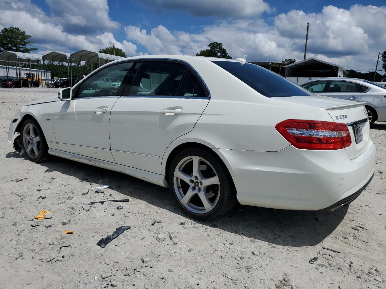 2012 Mercedes-Benz E 350 4Matic white sedan gas WDDHF8JB7CA632109 photo #3