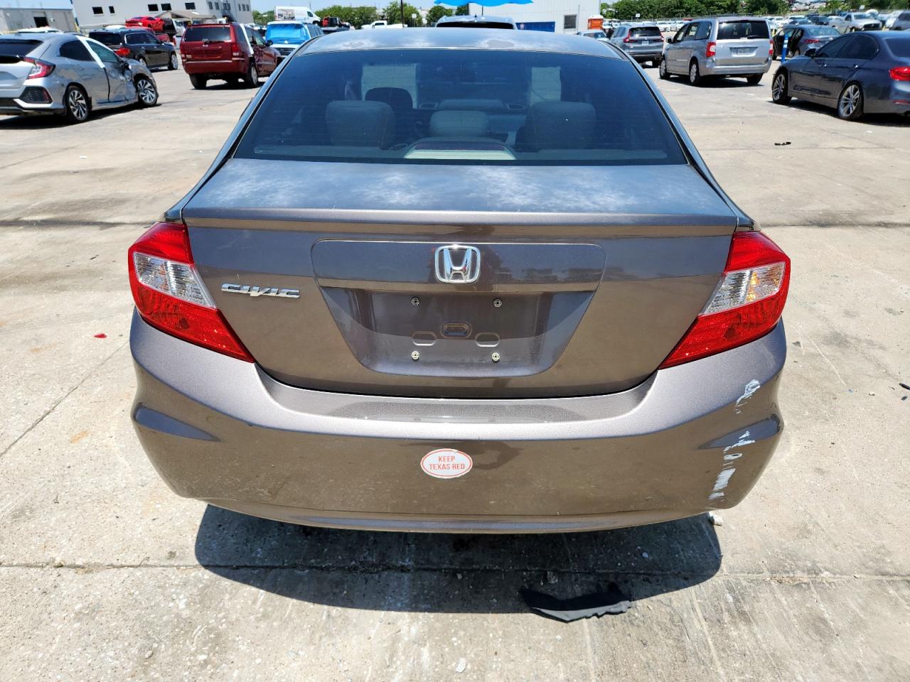 2012 Honda Civic Ex VIN: 2HGFB2F82CH610979 Lot: 65465865