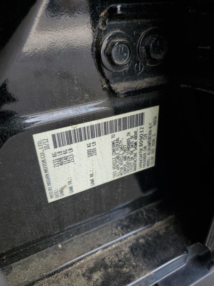 2013 Nissan Maxima S VIN: 1N4AA5AP7DC809032 Lot: 63866225