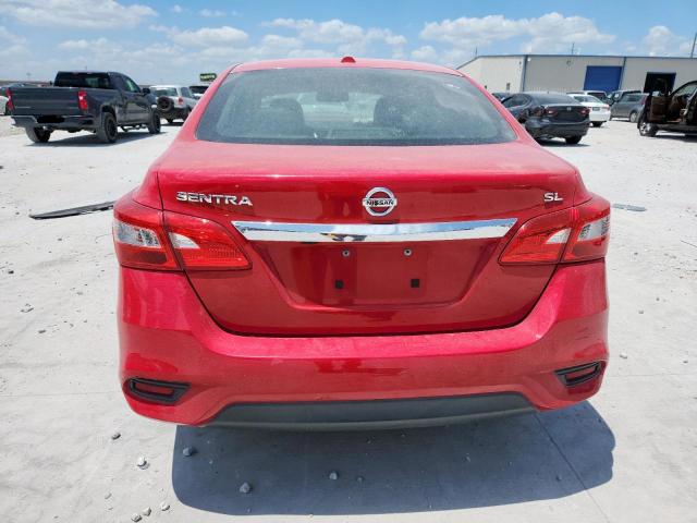  NISSAN SENTRA 2016 Красный