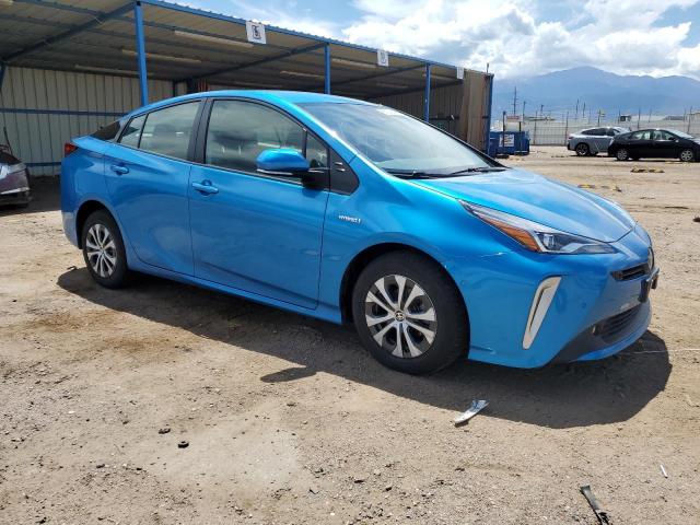  TOYOTA PRIUS 2021 Blue