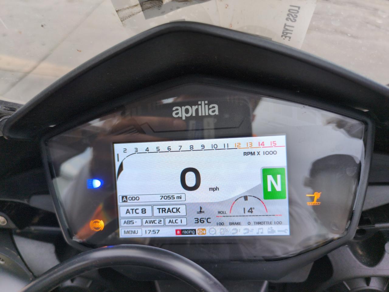 2019 Aprilia Rsv4 Rr VIN: ZD4KEU004KS001861 Lot: 65267145