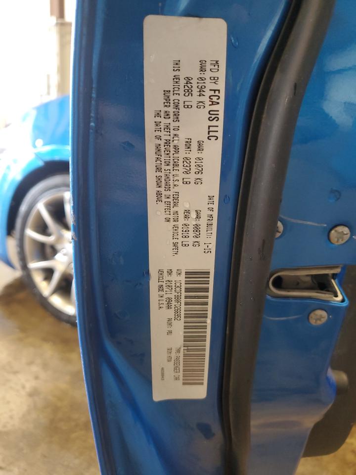 2015 Dodge Dart Sxt VIN: 1C3CDFBB0FD266952 Lot: 66441245