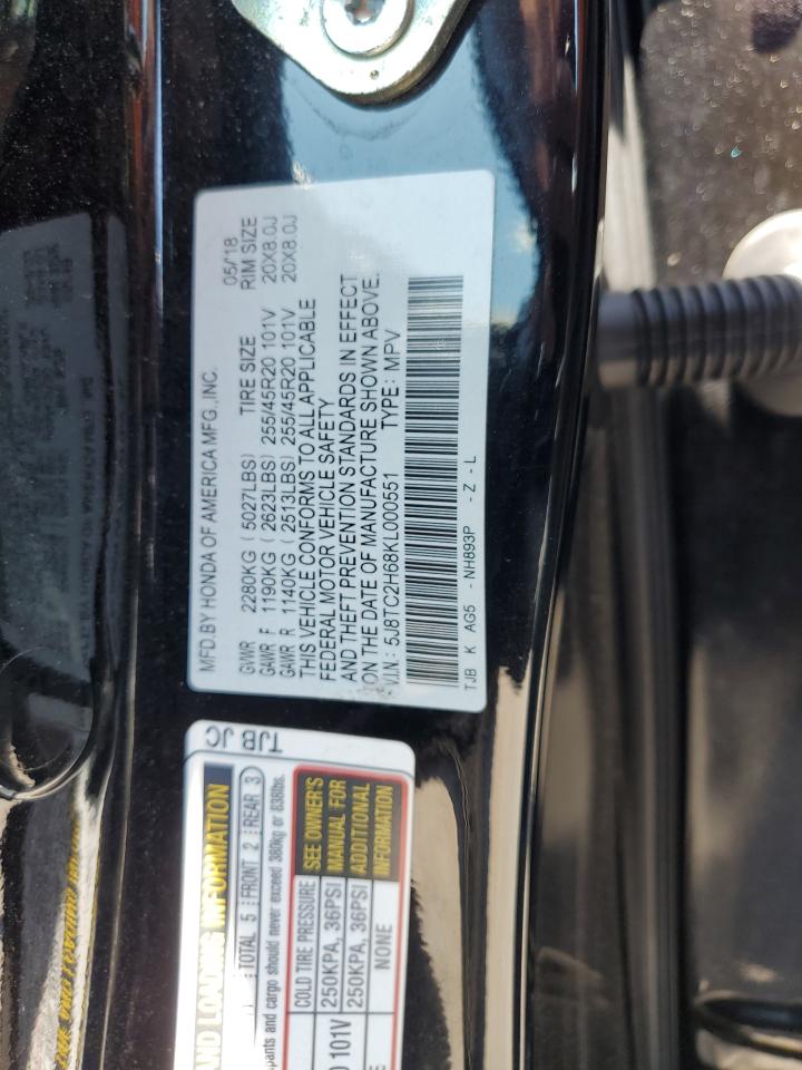 2019 Acura Rdx A-Spec VIN: 5J8TC2H68KL000551 Lot: 64993785