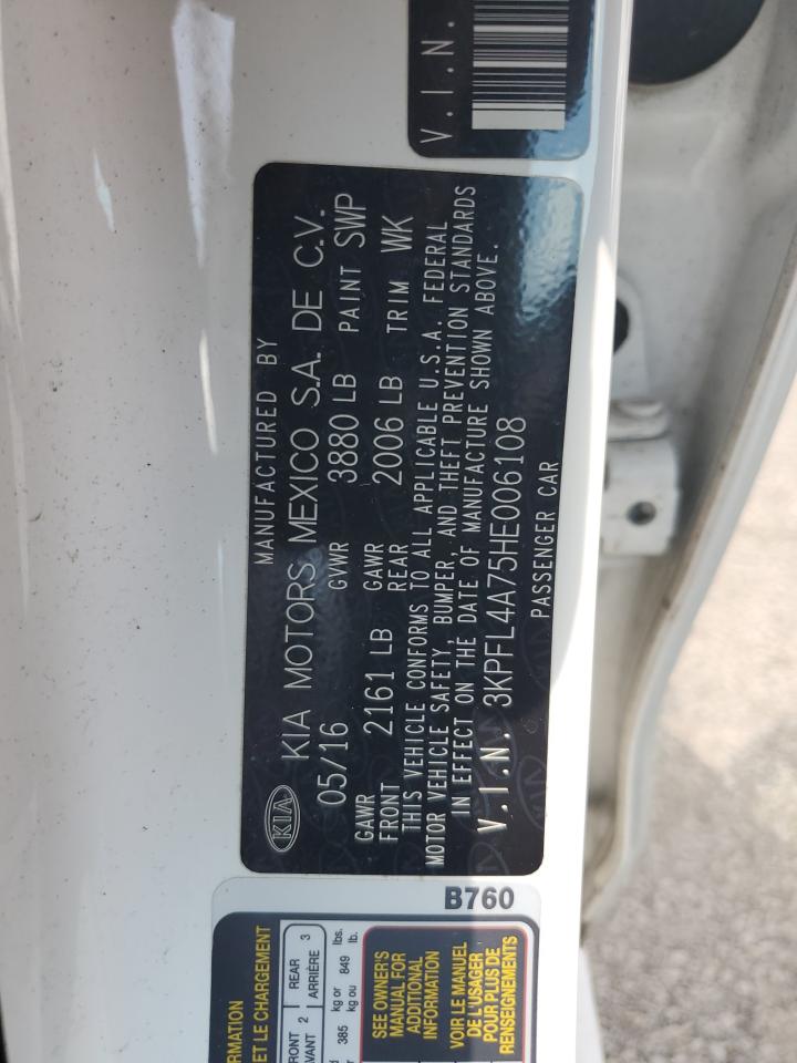 2017 Kia Forte Lx VIN: 3KPFL4A77HE006093 Lot: 64418445