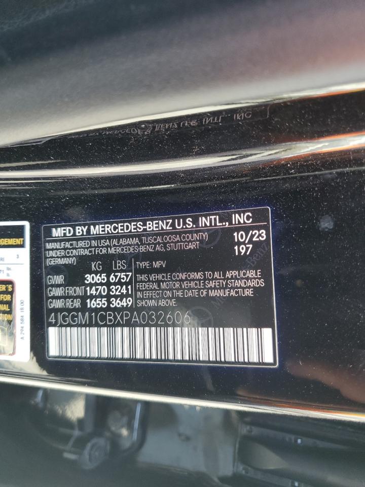 2023 Mercedes-Benz Eqe Suv 350 4Matic VIN: 4JGGM1CBXPA032606 Lot: 64781145