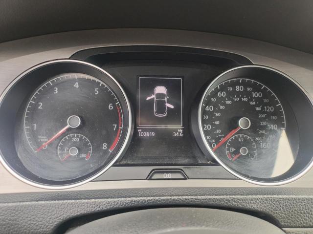 Hatchbacks VOLKSWAGEN GOLF 2015 Czarny