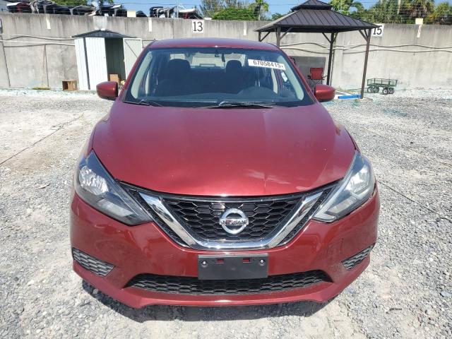  NISSAN SENTRA 2017 Czerwony