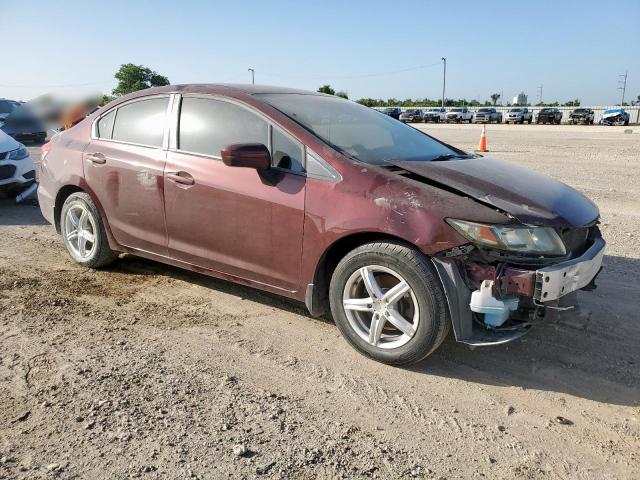  HONDA CIVIC 2014 Burgundy