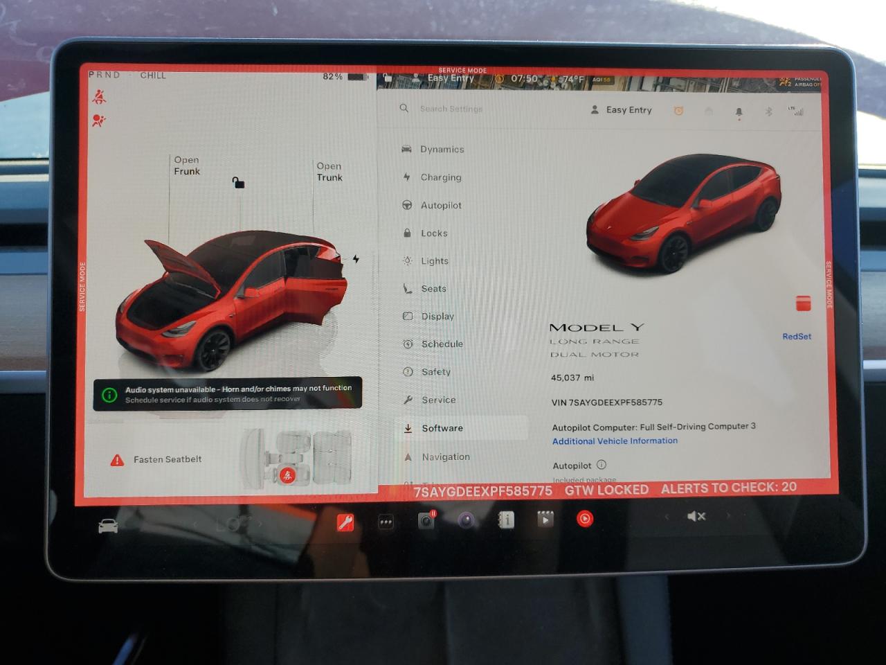 2023 Tesla Model Y VIN: 7SAYGDEEXPF585775 Lot: 66734505