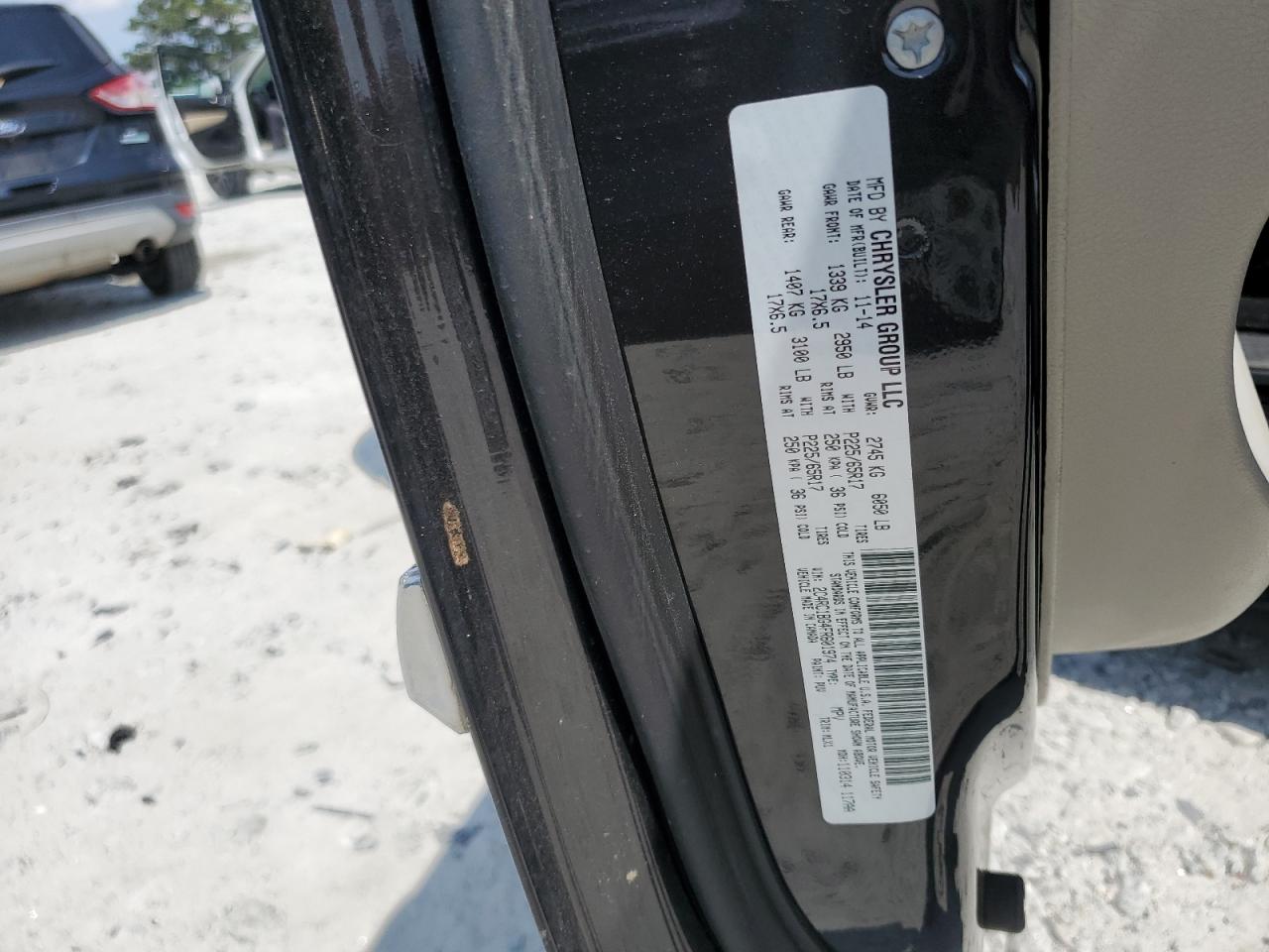 2015 Chrysler Town & Country Touring VIN: 2C4RC1BG4FR601974 Lot: 64200505