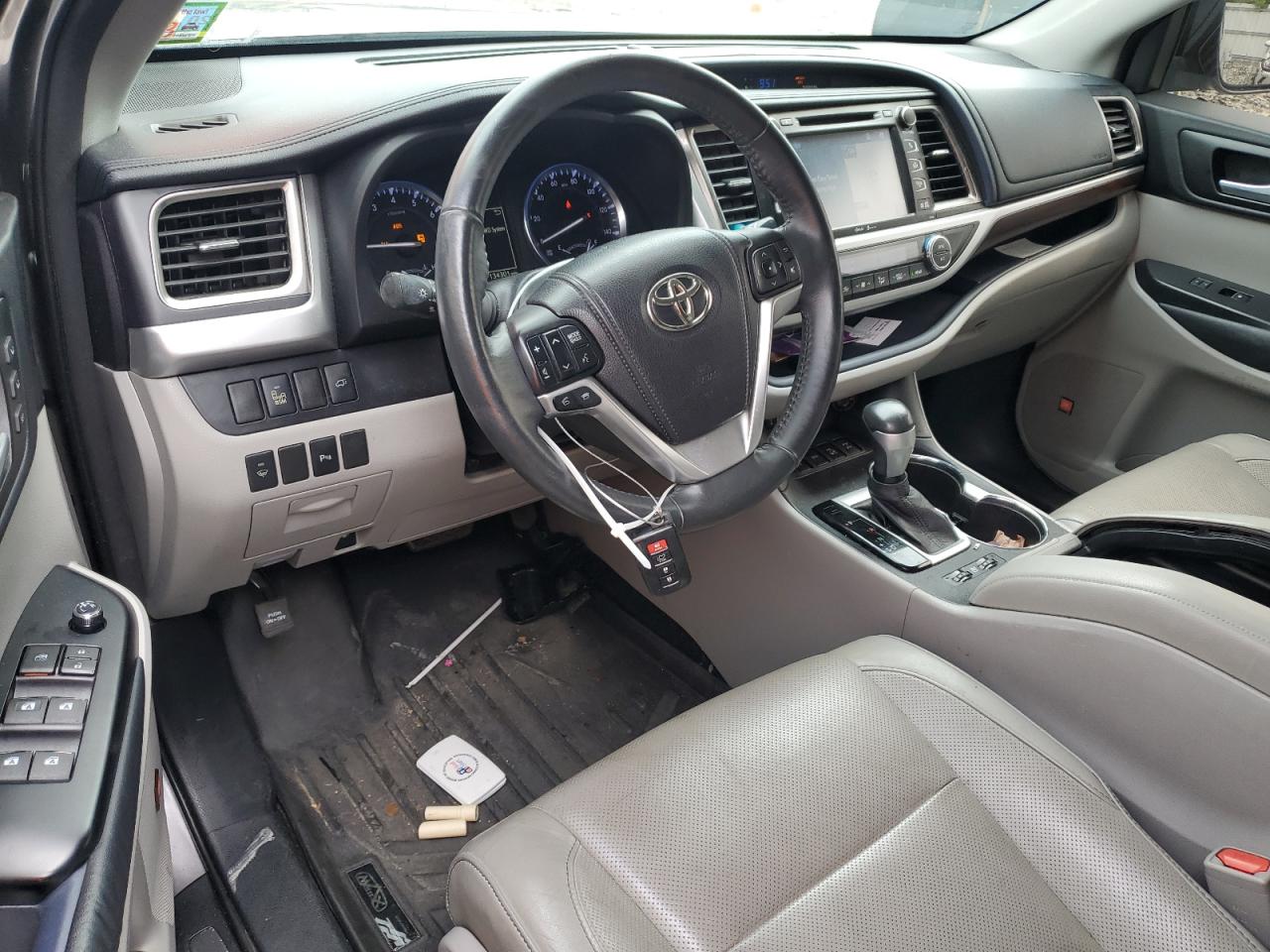 2015 Toyota Highlander Limited VIN: 5TDDKRFH7FS084174 Lot: 63921375