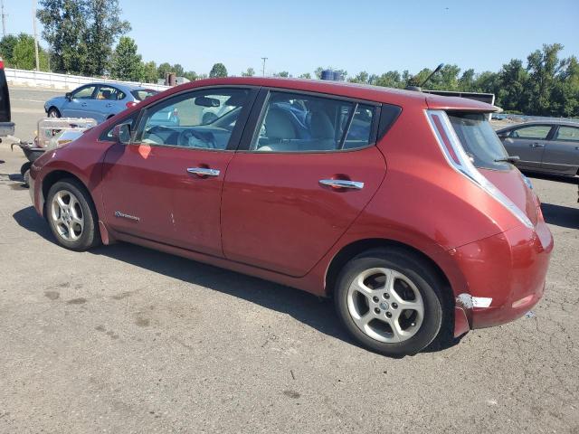  NISSAN LEAF 2013 Red