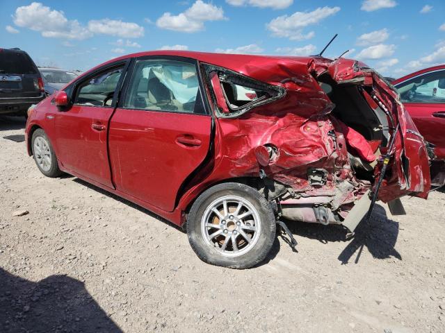  TOYOTA PRIUS 2012 Red