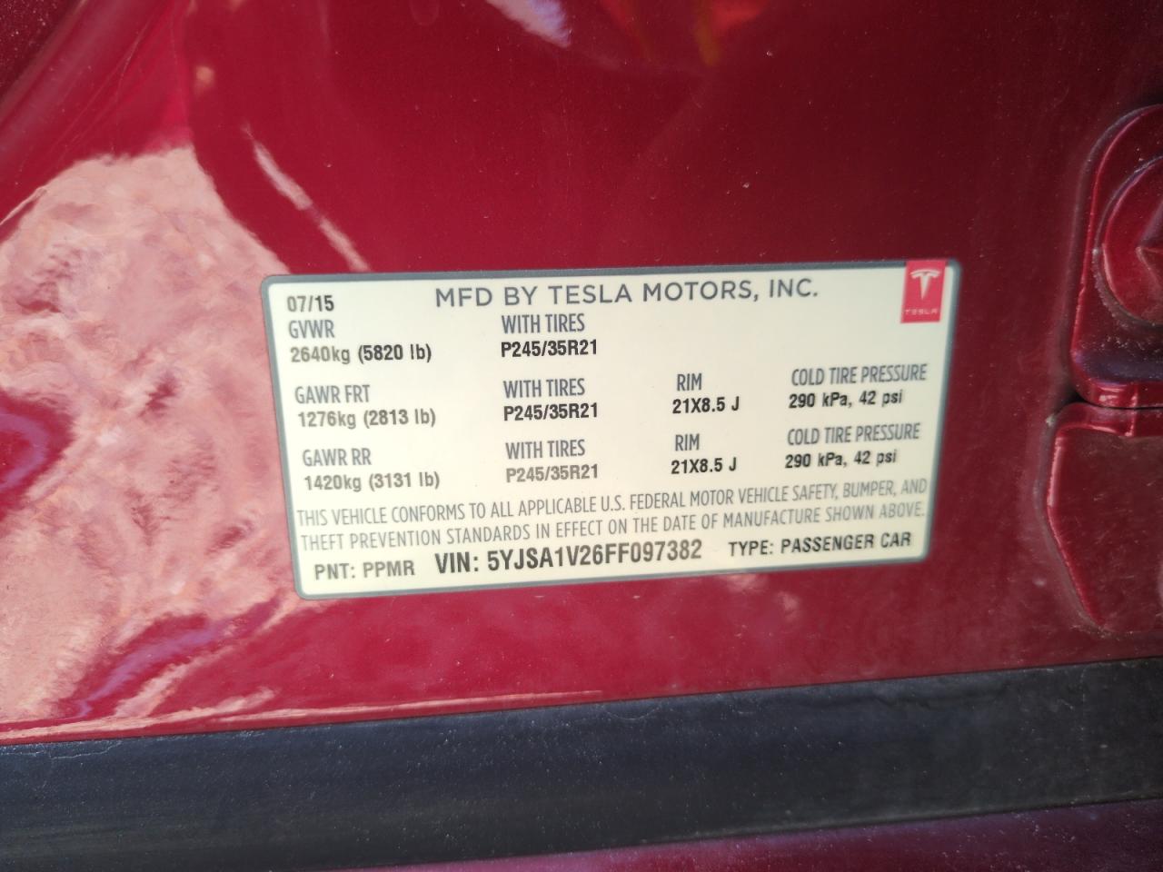 Tesla Model 3 2015