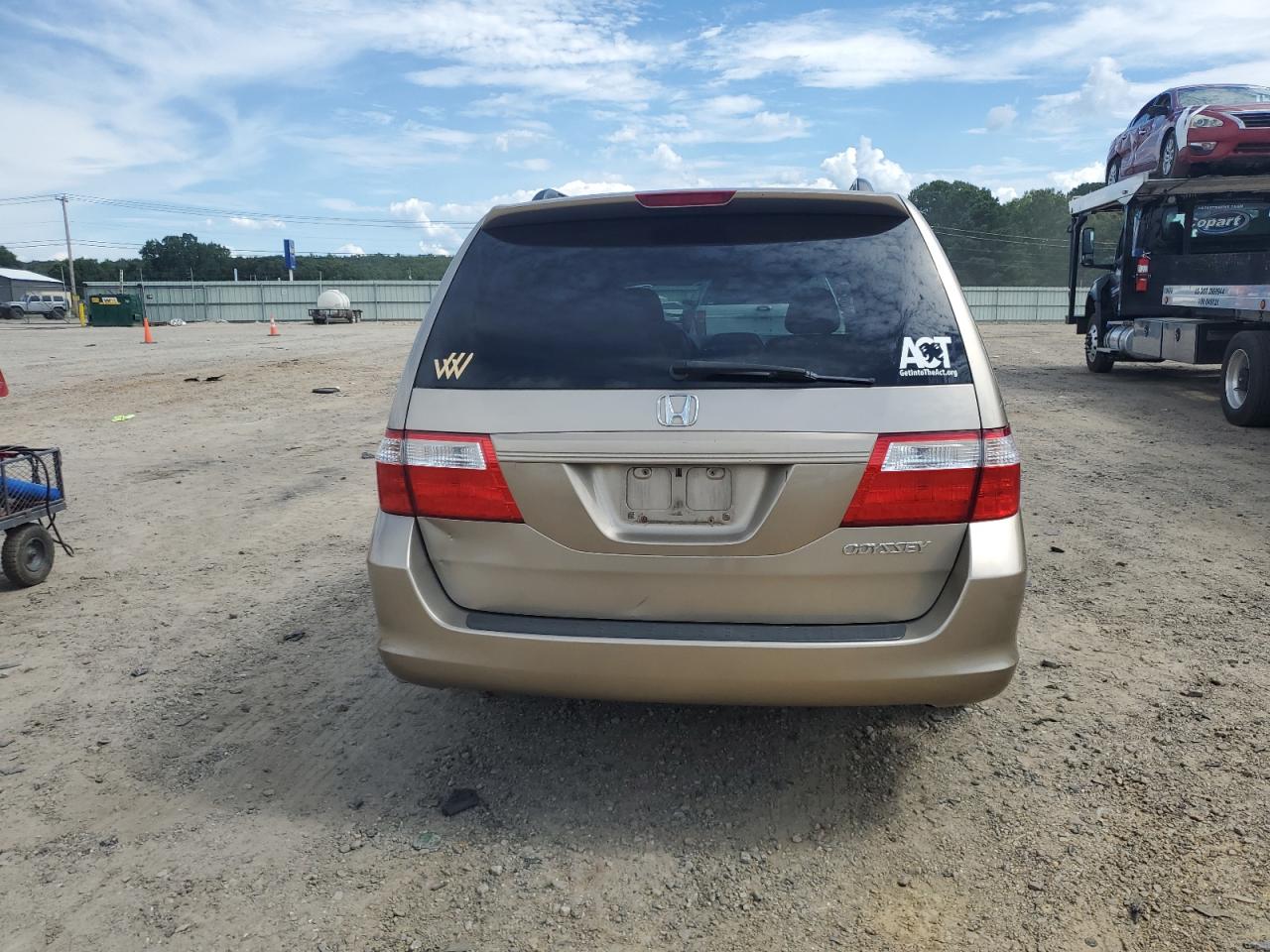 2005 Honda Odyssey Exl VIN: 5FNRL38725B125933 Lot: 63421075
