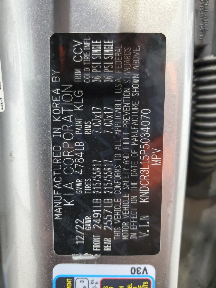 2023 Kia Niro Wind VIN: KNDCR3L15P5034070 Lot: 64813155