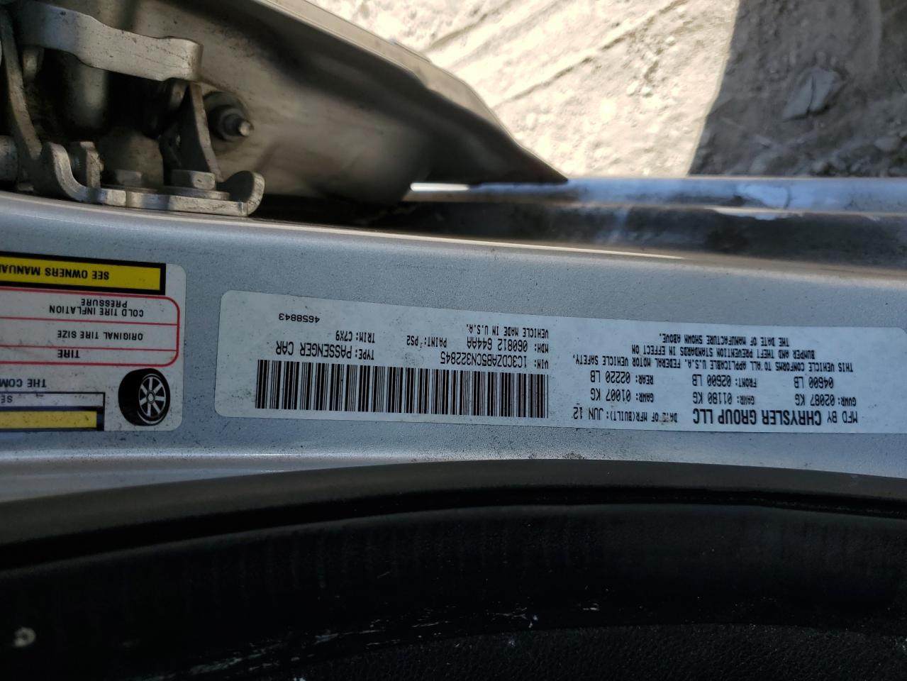 1c3cdzab5cn322845 1C3CDZAB5CN322845 2012 Dodge Avenger Se