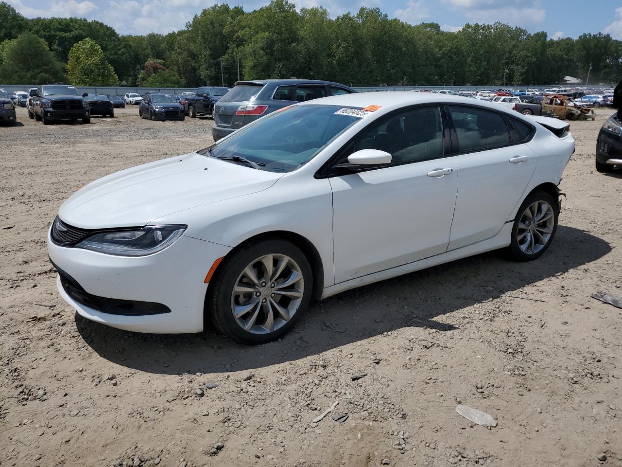 2015 Chrysler 200 S white sedan gas 1C3CCCBB0FN590849 photo #1