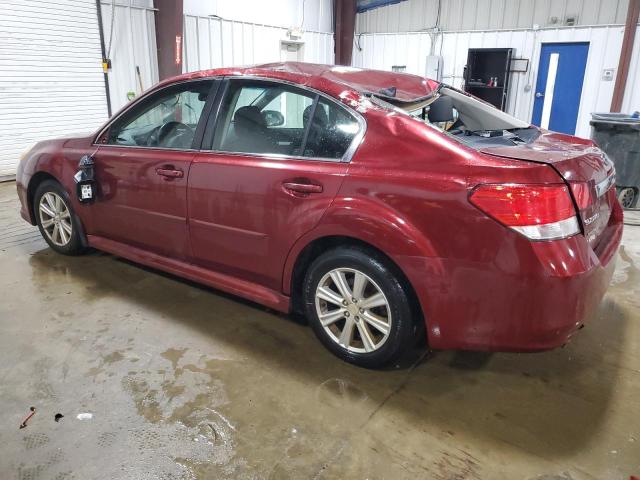  SUBARU LEGACY 2012 Red