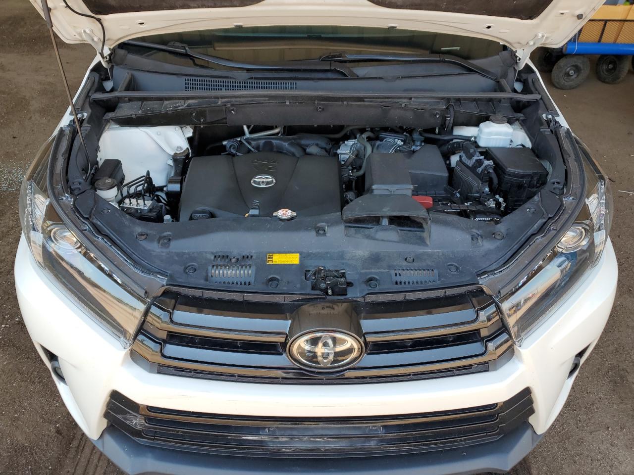 2019 Toyota Highlander Se VIN: 5TDJZRFH6KS601070 Lot: 65477085