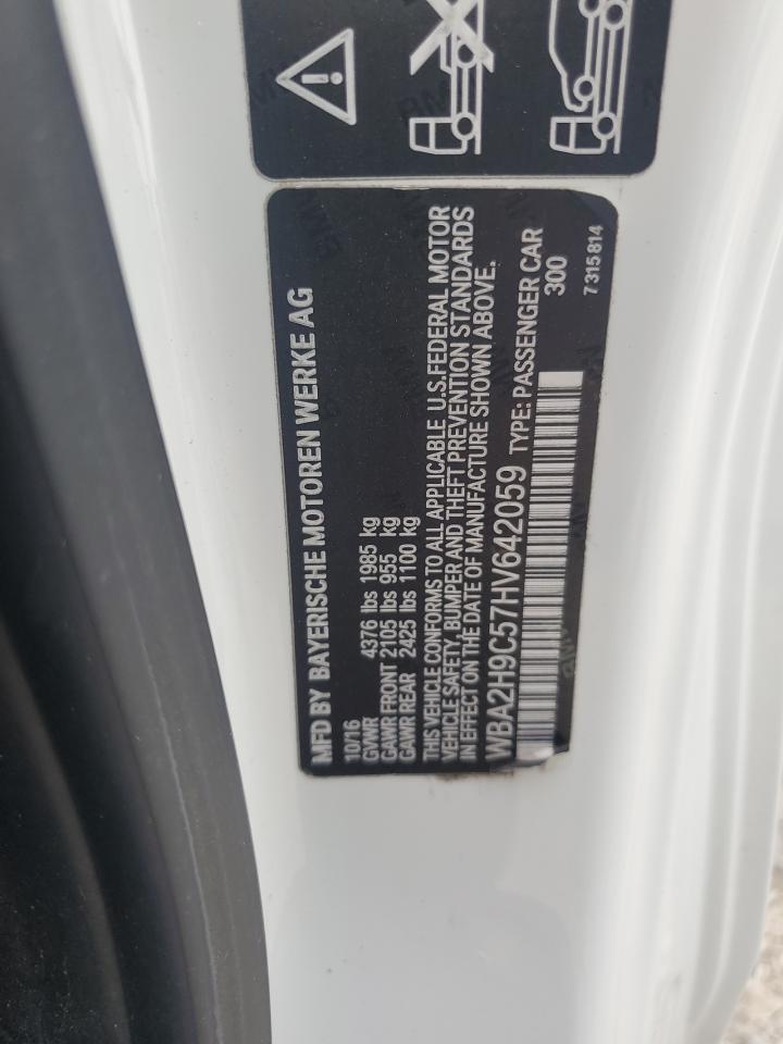 wba2h9c57hv642059 WBA2H9C57HV642059 2017 BMW 230Xi