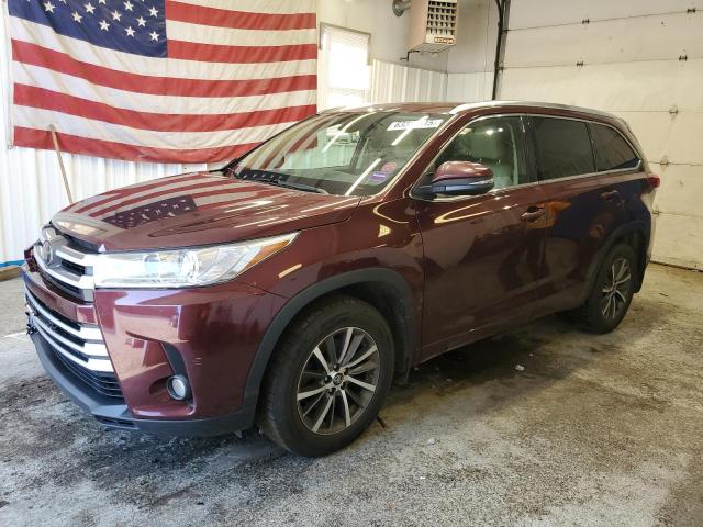  TOYOTA HIGHLANDER 2018 Czerwony