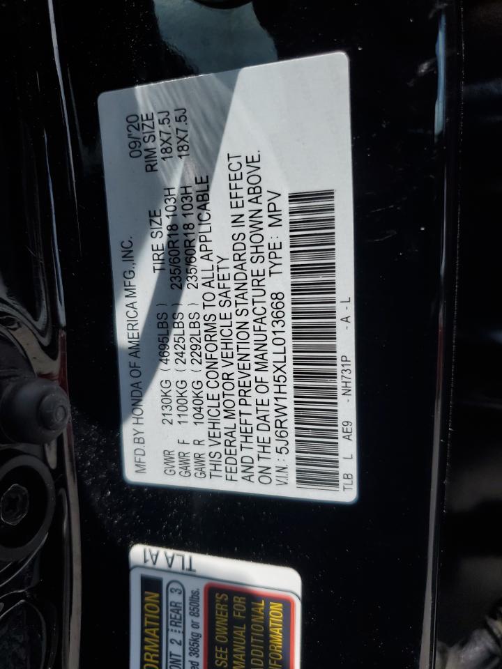 2020 Honda Cr-V Ex VIN: 5J6RW1H5XLL013668 Lot: 64764915