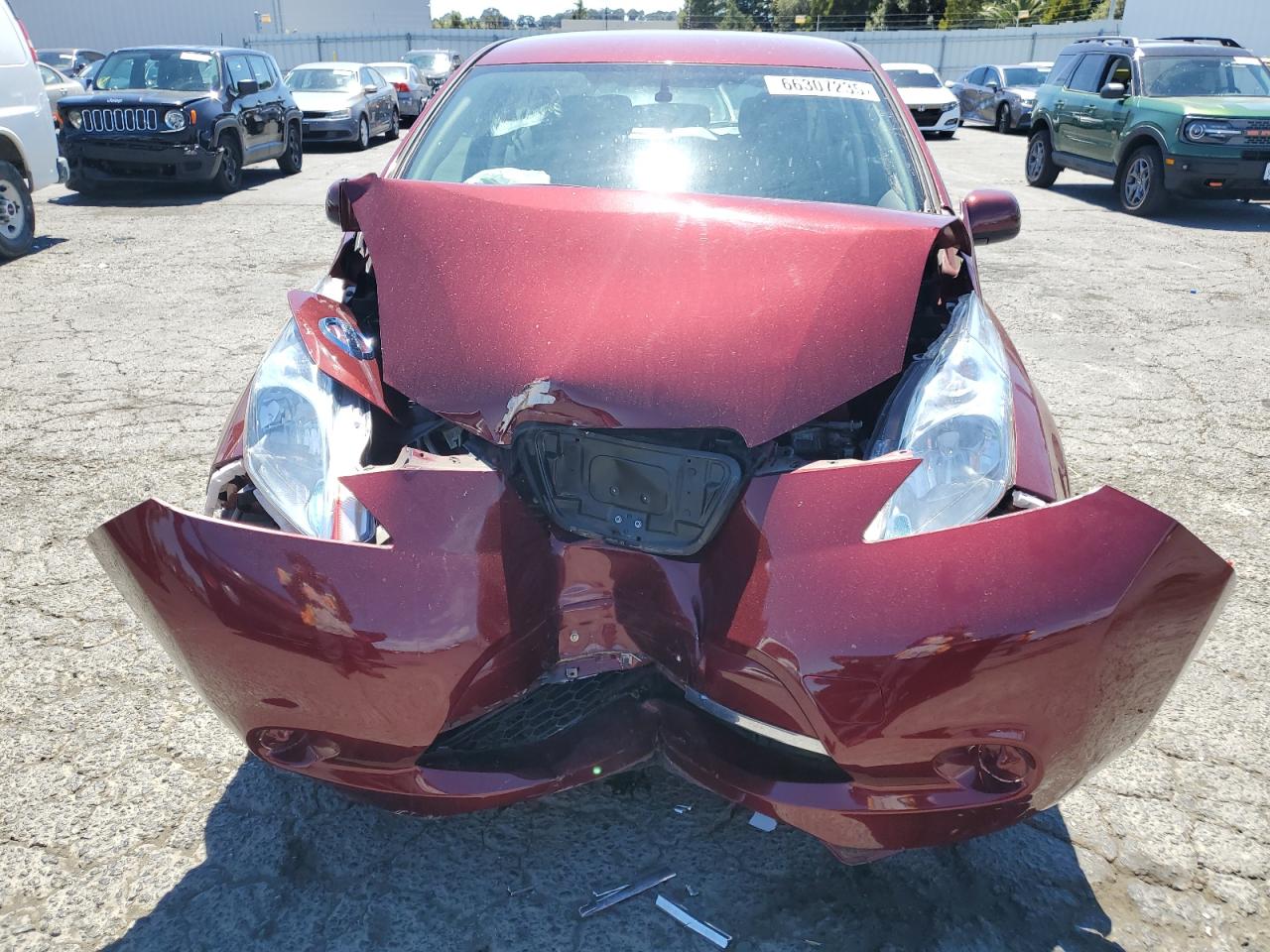 2017 Nissan Leaf S VIN: 1N4BZ0CP7HC309827 Lot: 66307235