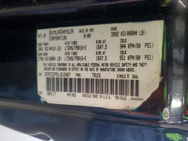 2001 DODGE RAM 2500