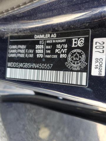2017 MERCEDES-BENZ CLA 250 4MATIC  
