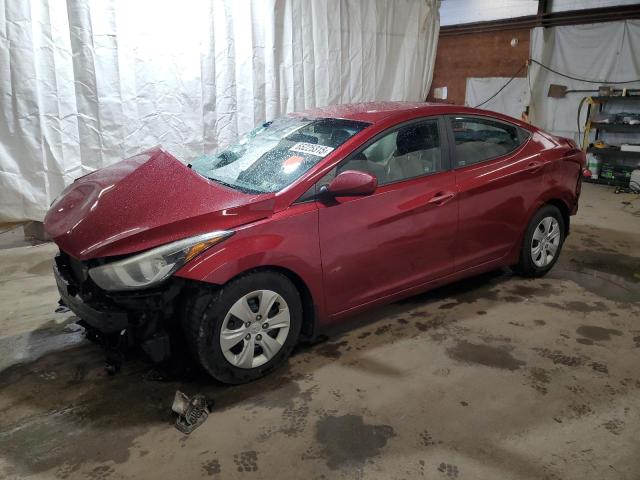  HYUNDAI ELANTRA 2016 Burgundy