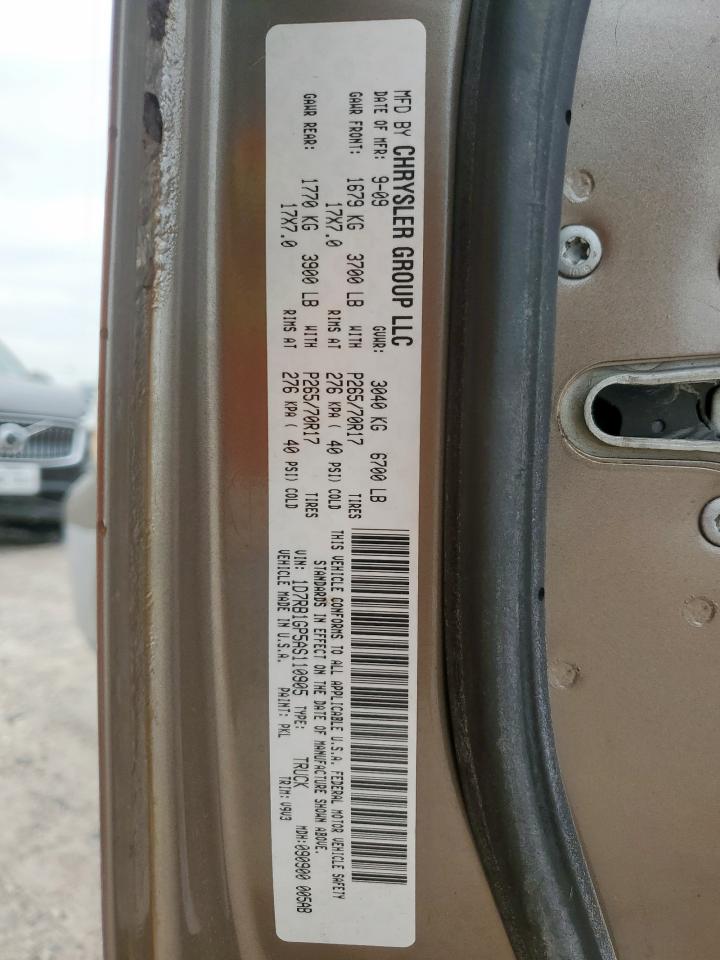 2010 Dodge Ram 1500 VIN: 1D7RB1GP5AS110905 Lot: 65421275