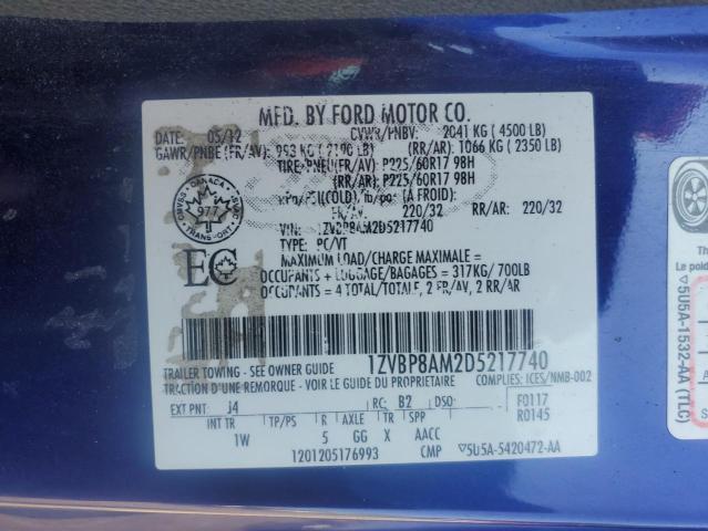 2013 FORD MUSTANG   