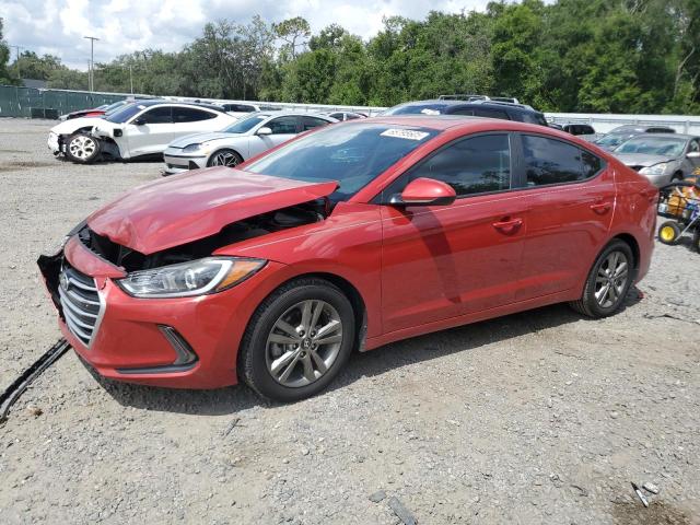  HYUNDAI ELANTRA 2018 Czerwony