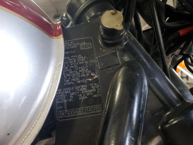 2002 TRIUMPH MOTORCYCLE BONNEVILLE   