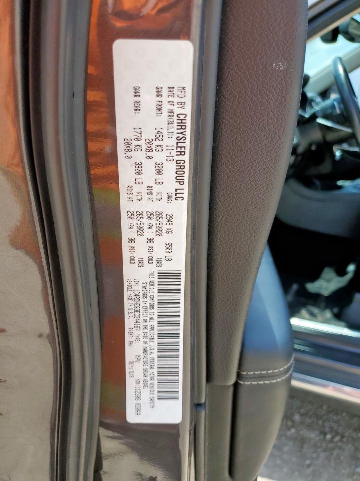 2014 Dodge Durango Citadel VIN: 1C4RDHEG3EC344167 Lot: 64865225