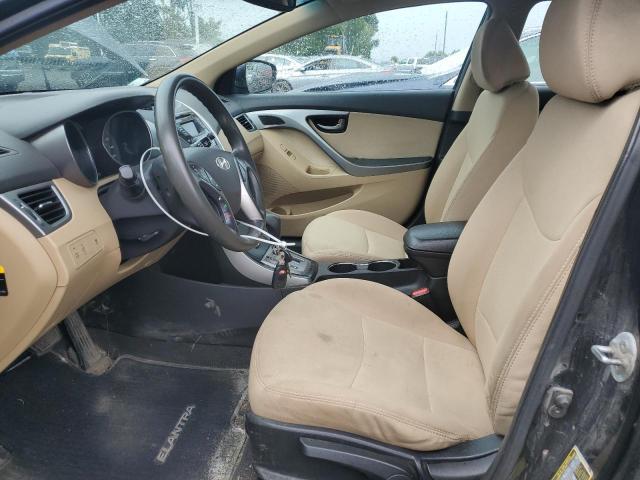 Sedans HYUNDAI ELANTRA 2013 Czarny