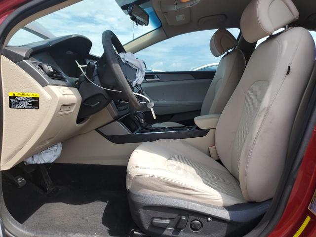  HYUNDAI SONATA 2015 Красный