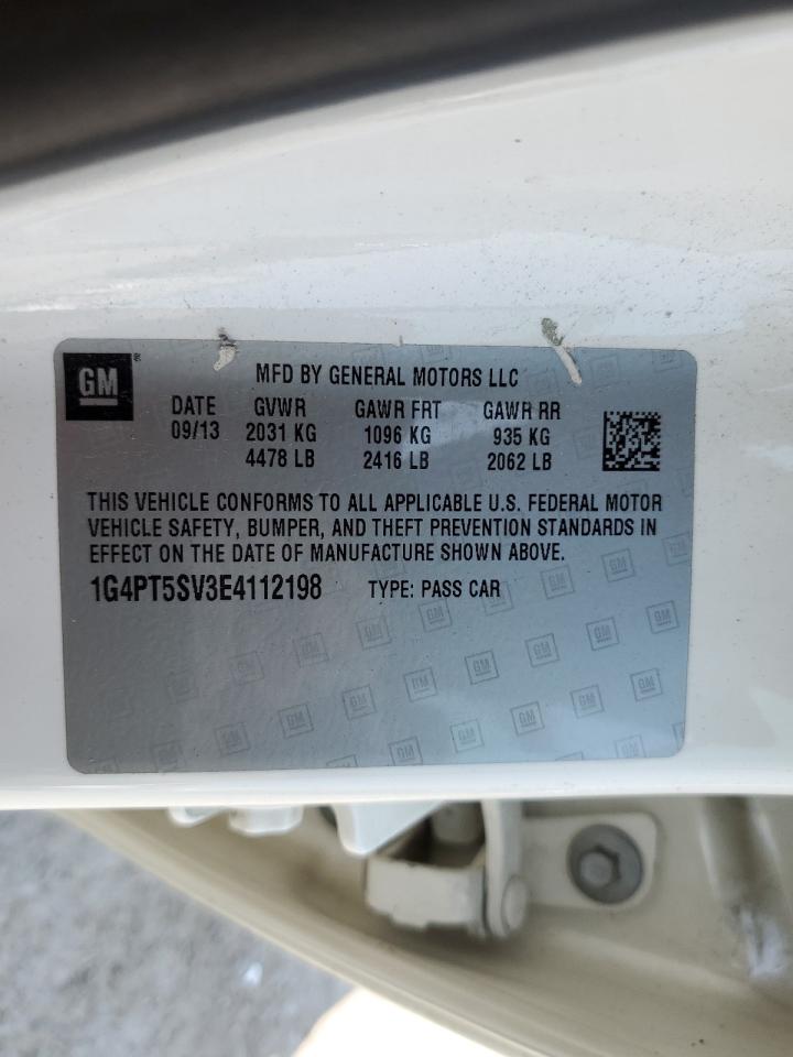 2014 Buick Verano Premium VIN: 1G4PT5SV3E4112198 Lot: 64235615