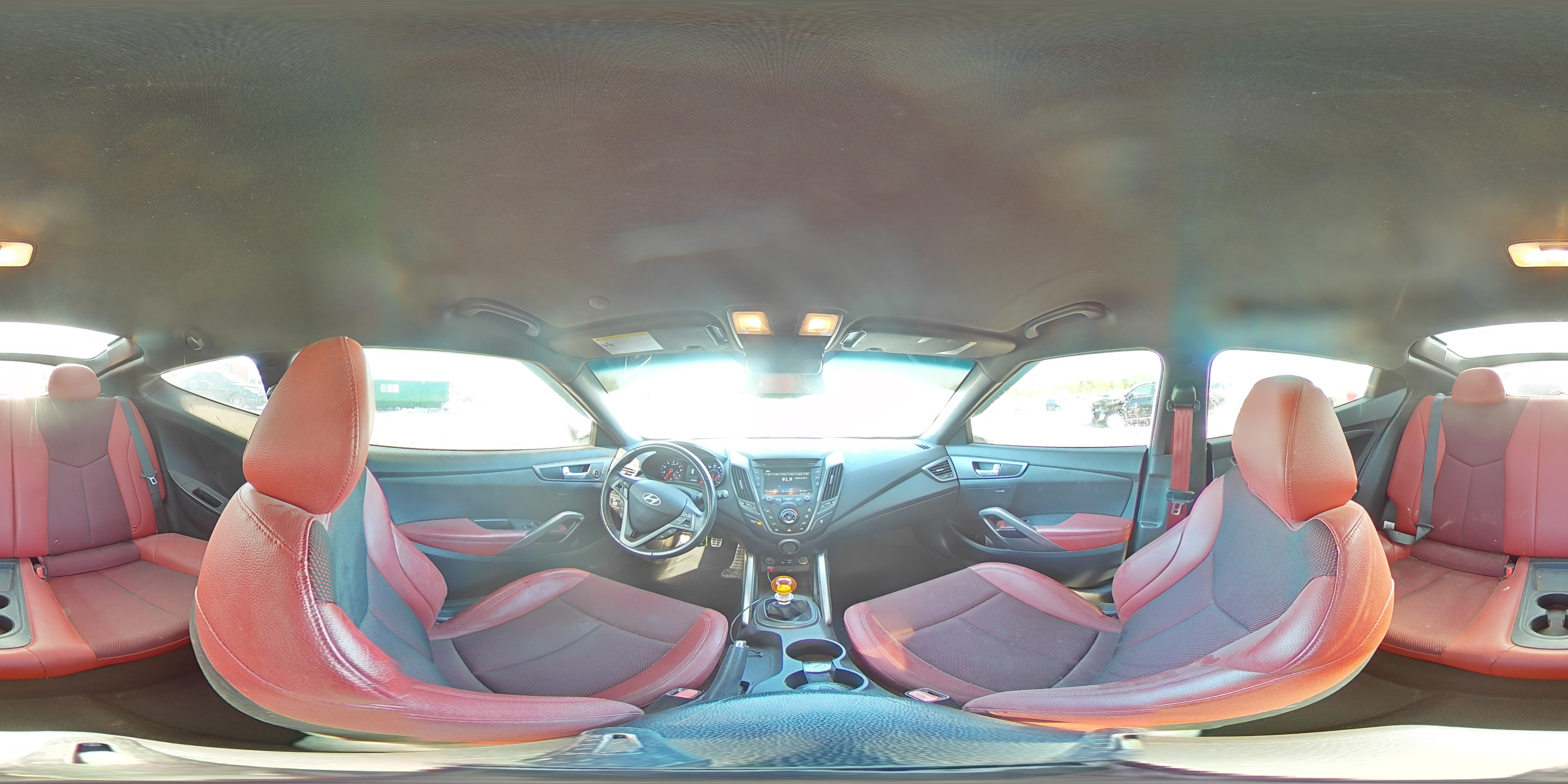 2016 Hyundai Veloster Turbo VIN: KMHTC6AEXGU288089 Lot: 64415545