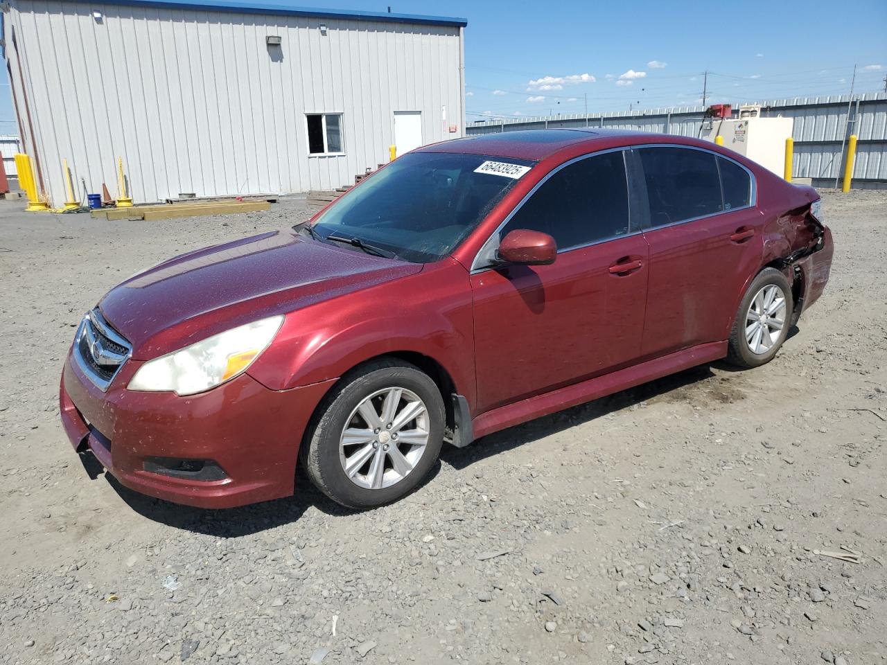 2012 Subaru Legacy 2.5I Premium VIN: 4S3BMBG65C3024249 Lot: 66483925