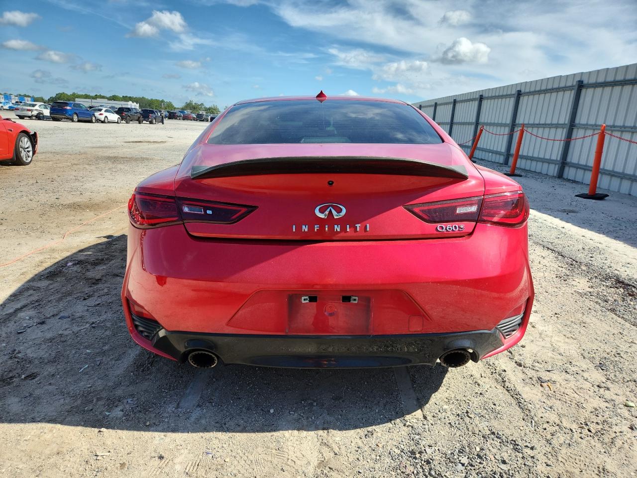 2018 Infiniti Q60 Red Sport 400 VIN: JN1FV7EK7JM530784 Lot: 65099335