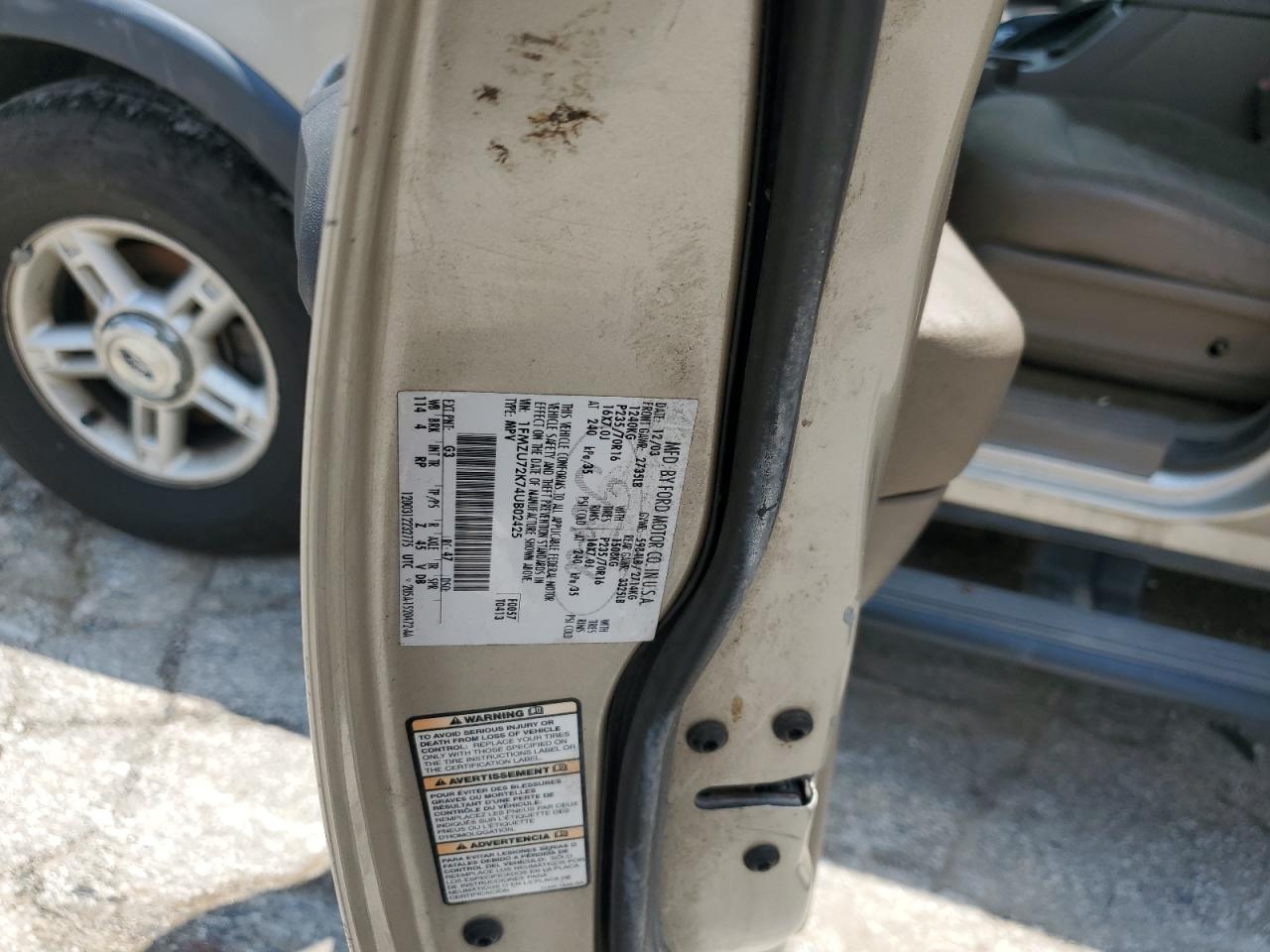 2004 Ford Explorer Xls VIN: 1FMZU72K74UB02425 Lot: 63238585